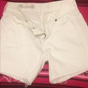 White Denim Madewell Shorts